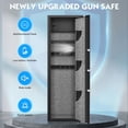 thumbnail image 4 of 57'' Biometric Fingerprint Gun Safe for Shotgun, 5-6 Home Gun Safe for Home, with Dual Alarm System and Inner Cabinet, Large Gun Stroage with Removable Shelf, 4 of 7