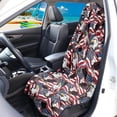 thumbnail image 2 of Garronmavis Waterproof Stain Resistant Front Car Seat Towel Cover, 1 PC Non-Slip Easy Installation for Gym Workout Beach Hiking Running, Universal Fit for Cars SUV Trucks Sedan Van, 2 of 8