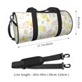 thumbnail image 2 of Fuzoiu Easter Rabbit Print Travel Bag, Large Capacity Travel Bag, Sports Gym Bag, Travel Duffel Bag, Weekender Overnight Bag for Women and Man, 2 of 6