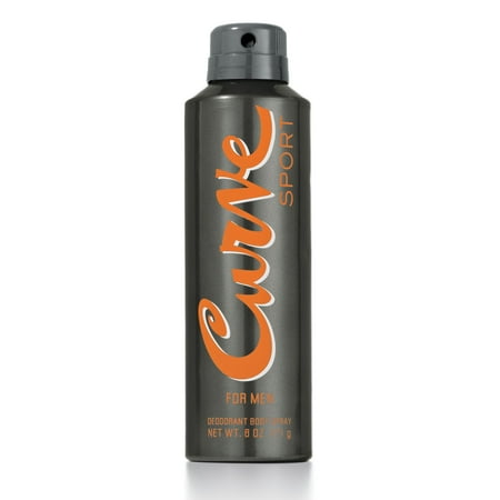 Curve Sport for Men Deodorant Body Spray, 6 oz