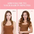 thumbnail image 5 of - Extensiones de cabello humano real natural con clip para mujeres, extensiones de cabello Remy de 14 pulgadas, 4,23 o, 5 of 5