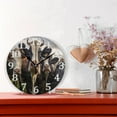 thumbnail image 2 of Farm Cows Wall Clock Round Vintage Silent Non Ticking Battery Operated Accurate Arabic Numerals Design for Home Kitchen Living Room Bedroom 10 Inch Home Decor, 2 of 5