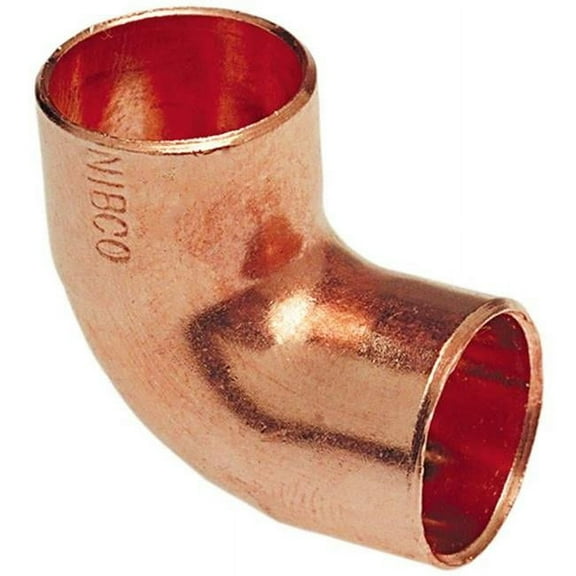 Nibco Elbow,90 Deg,Wrot Copper,1/8" Tube U607 1/8