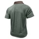 thumbnail image 5 of pstuiky camisetas de hombre, Camiseta deportiva y de fitness para hombre, de color liso, cálida y ajustada, con cuello semialto y manga larga. camisas casuales para hombre s, 5 of 9