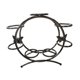 thumbnail image 4 of Bola de cristal Base de metal Base de metal Decoración del hogar Base Sphere Sphere Support Supporter para la mesa de la boda Sala de estar de negro, 4 of 10
