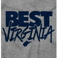 thumbnail image 2 of West Virginia is the Best Funny State Womens Slim Fit Graphic Tee Brisco Brands L, 2 of 5
