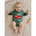thumbnail image 6 of Qmyliery Baby Boy Autumn Sweatshirt Jumpsuit Long Sleeve Round Neck Fire Engine Embroidery Romper, 6 of 9