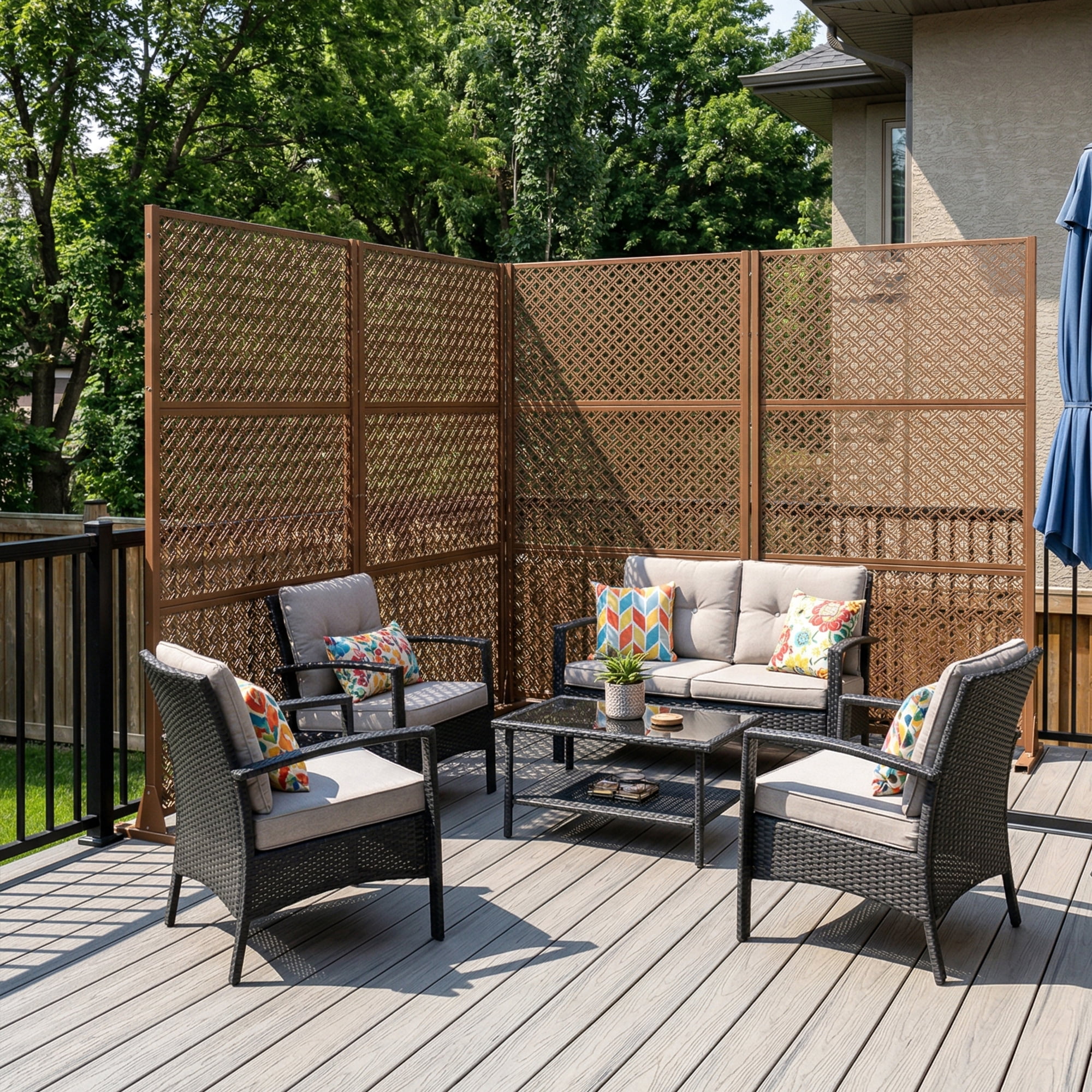Outdoor Metal Privacy Screen