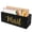 Black+Gold, variant on Mail Organizer Solid Tung Wood Mail Holder with 2 Slots Decorative Mail Basket for Countertop Multifunctional Letter Holder for Home Office Entryway Living Room