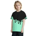 thumbnail image 4 of Girls Clothes Clearance under $5.00 Short Sleeve Round Neck Print Shirts Funny Graphic Tshirts 3-14 Years Mint Green 3 Years, 4 of 5