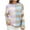 Khaki, variant on Riecok Plus Size Tops for Women Long Sleeves Crewneck&nbsp; Striped Sweater Color Block Fall and Winter All-match Casual Fashion Sweaters Pink S