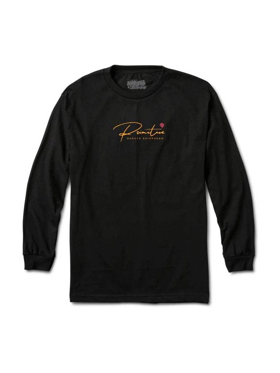Skate x Naruto Know Pain Long Sleeve T-Shirt Black