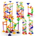 thumbnail image 2 of WRITWAA 1Set Railway Building Blocks Assorted Color Marble Track Construction Set with Entertaining Features, 2 of 8