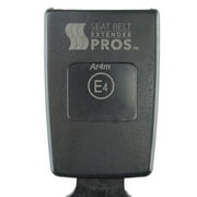E4 Safety Certified Rigid Seat Belt Extension - Type X, Black, 7 Inches from Seat Belt Extender Pros