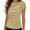 tops 168#Beige, variant on Womens T Shirts Elegant Satin with Ruffle Bow Draped Front and Short Sleeves Slim Fit Blouse Evening Vacation Clothes