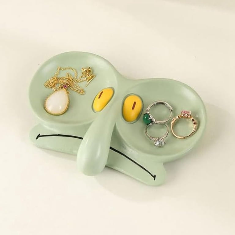 SLGHLSAHG Cute Eyeglasses Holder Stand for Desk,Audit, Squidward