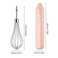 thumbnail image 5 of Handheld Milk Frothers Food Portable Hand Mixers Electric Eggs Beater Detachable Foam Maker Kitchen Tool, 5 of 10