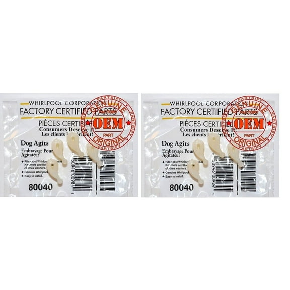80040 Washer OEM Agitator Dogs - (2 Pack)