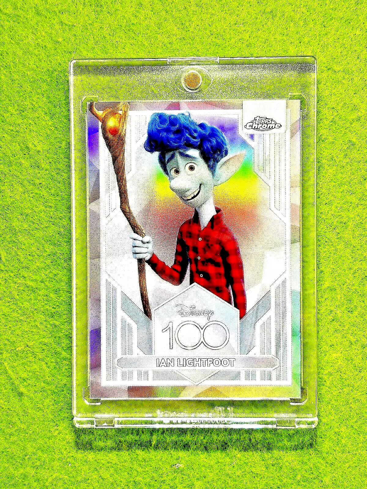 IAN LIGHTFOOT from ONWARD Disney 100 REFRACTOR SP CARD 2023 Topps Chrome LORCANA