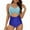 Sky Blue, variant on Womens One Piece Swimsuit Sets Women Slim Tankini Swimwear Red Size S
