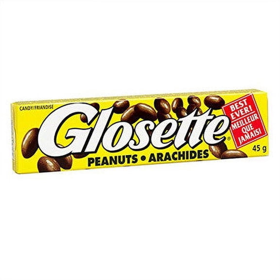 Glosette Chocolate Peanuts 45g Each Pack, (6 Packs)