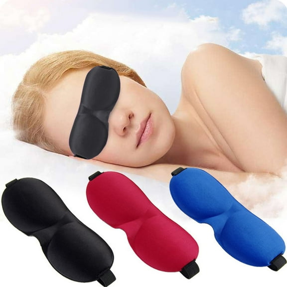 Safeglitz 3PCS Breathable Sleep Eye Masks - Shading Protective Eyewear for Restful Sleep