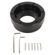 thumbnail image 1 of Placa adaptadora de volante de 70mm, placa adaptadora de cubo de aleación para Logitech, Momo, Sparco, volantes PCD de 13 y 14 pulgadas, color negro, 1 of 1