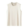 thumbnail image 1 of Timegard Mens Tank Top Crewneck Sleeveless Basic Tee Solid Color Casual Comfy Workout Shirts Top Summer, 1 of 8
