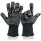 thumbnail image 1 of BBQ - Guantes de parrilla y horno Premium BBQ (1 par) hasta 500°C según EN407 negro Namotu LN-0280, 1 of 7