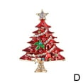 thumbnail image 6 of Vintage Colored Christmas Tree Brooch Lapel Pins Sparkling Rhinestone Cute Enamel Pin Elegant Clothing Hat Bag Accessories Christmas Jewelry for Women, 6 of 9