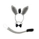 thumbnail image 2 of Conjunto de accesorios para disfraz de burro: orejas, diadema y cola para Halloween y carnavales. 3 piezas, 2 of 9