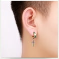 thumbnail image 6 of Janrevotw 1 Pair Of Cross Earrings For Men And Women Stainless Steel Cross Earrings, 6 of 7