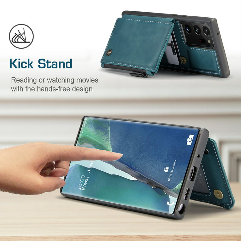 Stylish Zipper Wallet Folio Case With Wrist Strap For Samsung Galaxy S  Series & Note20 Ultra - Temu