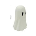thumbnail image 3 of Paper Mache Ghost Tabletop Decoration,11" Halloween Decorations,Resin Halloween Home Standing Ghost Decor Tabletop Decorations,Party Decoration Resin Ghost Sculpture Statue(White,11"), 3 of 9