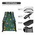 thumbnail image 4 of Goofa Forest Flora And Fauna Pattern Comfortable Student Backpack - Ergonomic Design, Durable, Water-Resistant, Multi-Compartment,Travel, and Outdoor Activities, 4 of 5