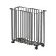 thumbnail image 2 of Carrito de almacenamiento para esterilla de , accesorios, cesta organizadora multifunción para gimnasio con ruedas para entrenamiento, baño, Negro y M, 2 of 9