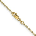 thumbnail image 3 of Primal Gold 14 Karat Yellow Gold 1.4mm Solid Polished Cable Chain, 3 of 4