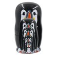 thumbnail image 3 of Precioso Pingüino Anidando Muñecas Matryoshka Conjunto de 5 Uds Niñas Regalos Pinturas Hecho a Mano Decoración de La Habitación Hecho a Man CUTICAT muñeca rusa de anidación, 3 of 7
