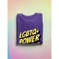 thumbnail image 3 of Lgbtq+ Power Golden Banner Sweatshirt Men -Smartprints Designs, Male 4X-Large, 3 of 4