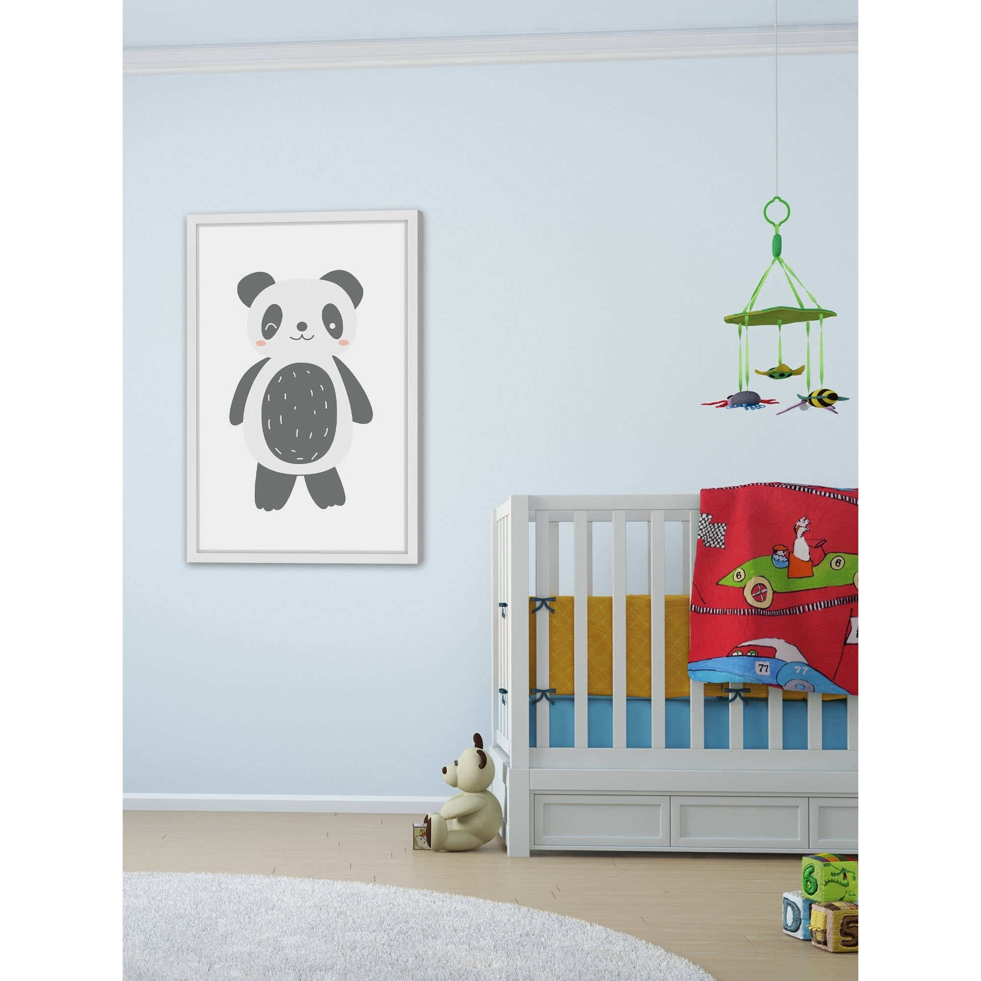 "Panda Bear" Framed Painting Print