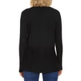 thumbnail image 5 of Cizayoi Women's Draped Open Front Light Weight Cardigan Sweater, 5 of 11