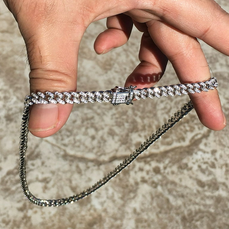 アクセサリー AVALANCHE 2Face silver925 necklace Miami シルバー マイアミネックレス 幅2.8mm 45cm-55cm いぶし加工