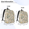 thumbnail image 3 of Yiaed Daisy Print Backpack, Premium Laptop Backpack, Travel Backpack for Women, Lightweight Backpacks, Comfortable Back Pack-Small, 3 of 5