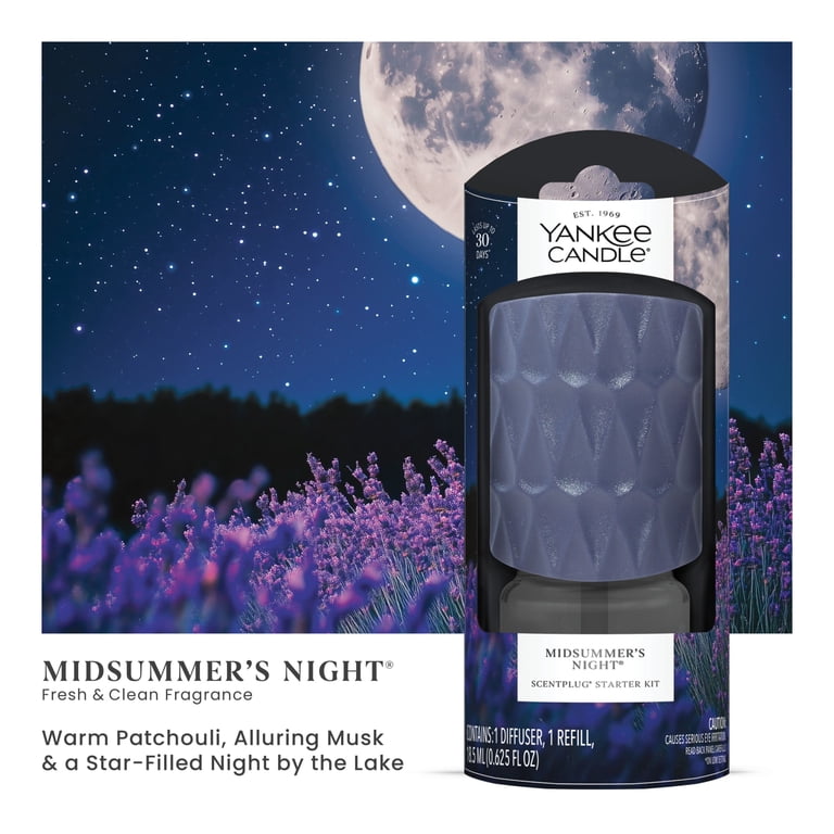 Yankee Candle ScentPlug 0.625 fl oz Starter Kit, Midsummer's Night