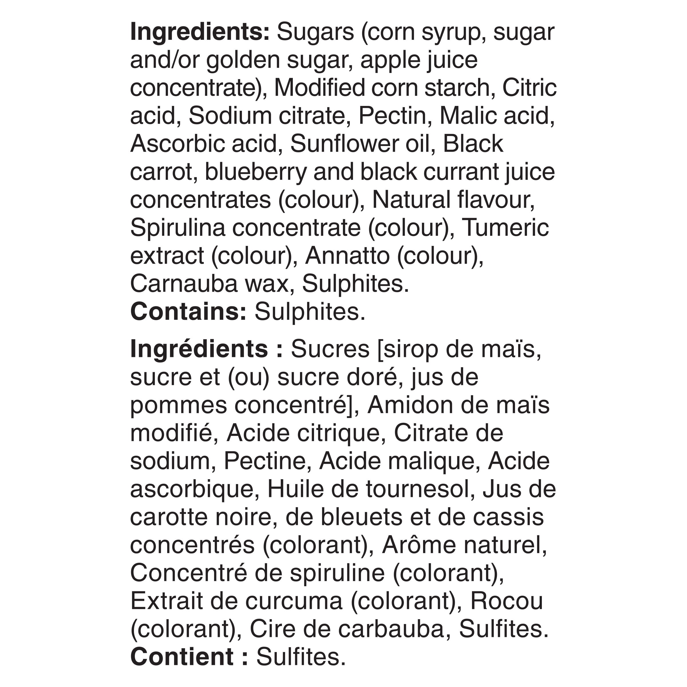 Collations à saveur de fruits Sans gluten SpongeBob SquarePants Édition animation de Betty Crocker 10 sachets, 226 g