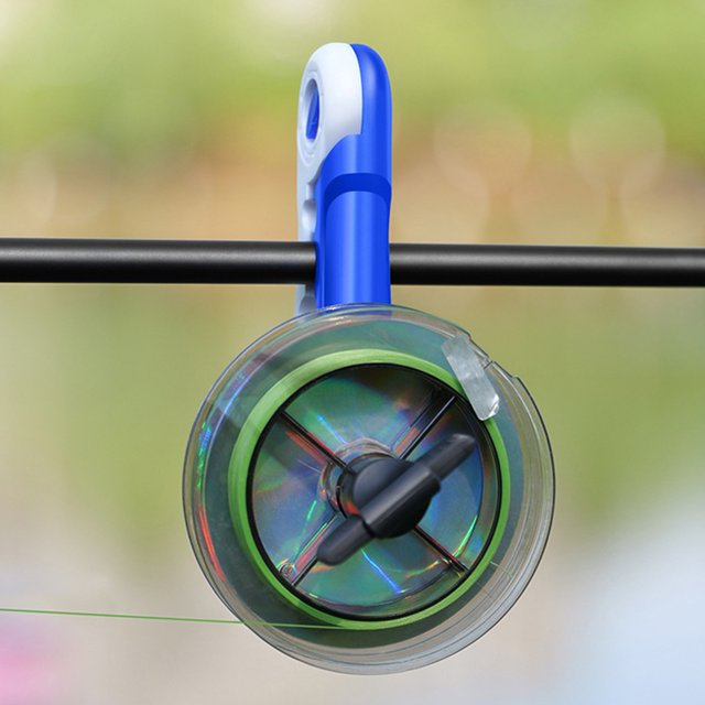 Mini carrete de línea de pesca, carrete giratorio ajustable, sistema de estación de bobinado portátil para carretes de spinning y de casting
