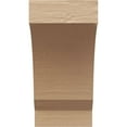thumbnail image 2 of 12"W x 12"D x 24"H Wide Moab Rough Cedar Woodgrain TimberThane Corbel, Primed Tan, 2 of 6