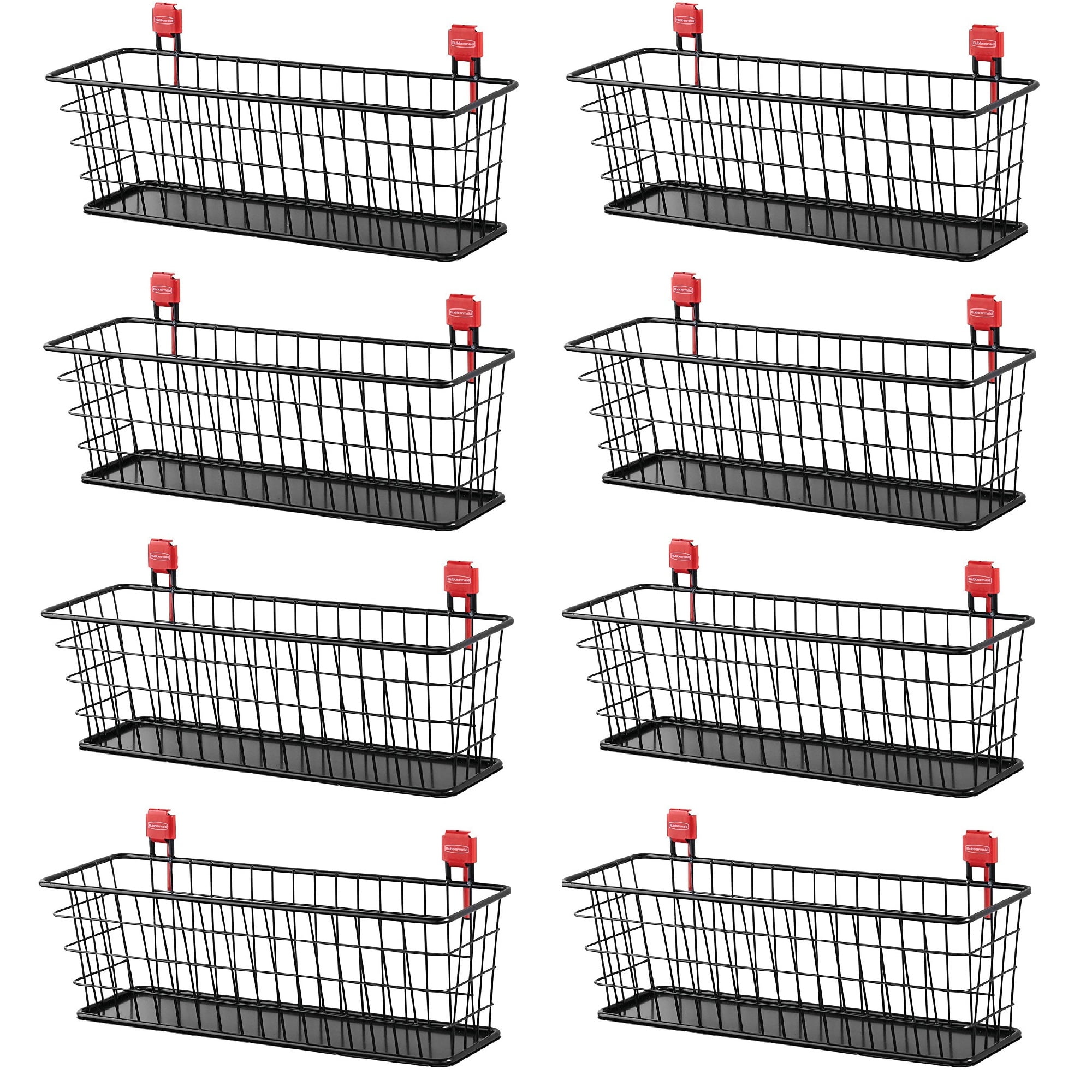 rubbermaid wall mounted storage shed small wire basket