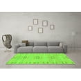 thumbnail image 3 of Ahgly Company Indoor Rectangle Abstract Green Modern Area Rugs, 3' x 5', 3 of 4