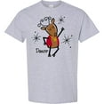thumbnail image 3 of Inktastic Dancer Reindeer T-Shirt, 3 of 5
